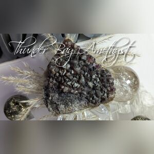 Thunder Bay Smokey Amethyst Crystal Cluster